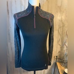 Smartwool merino 250 1/4 zip. Ladies size small